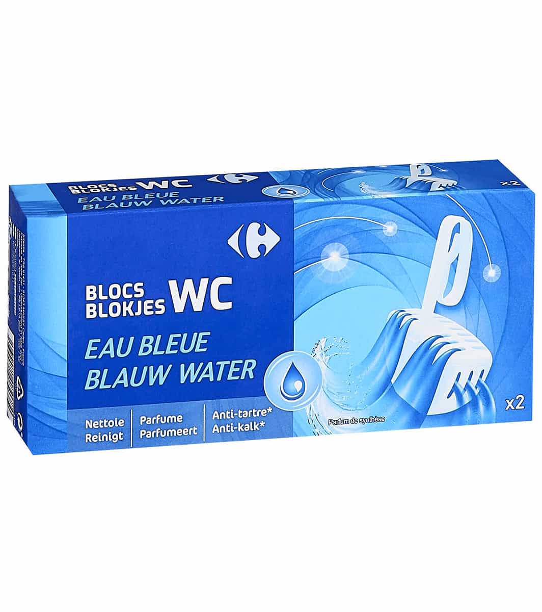 Bloc wc eau bleue 4x50g PRIX MINI - Super U, Hyper U, U Express 