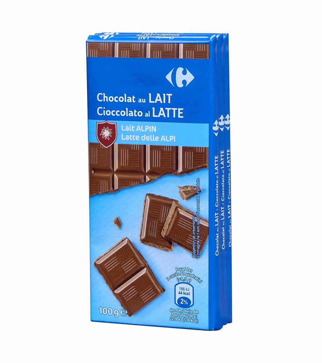 Chocolat au lait Alpin 3x100g - Carrefour Maroc