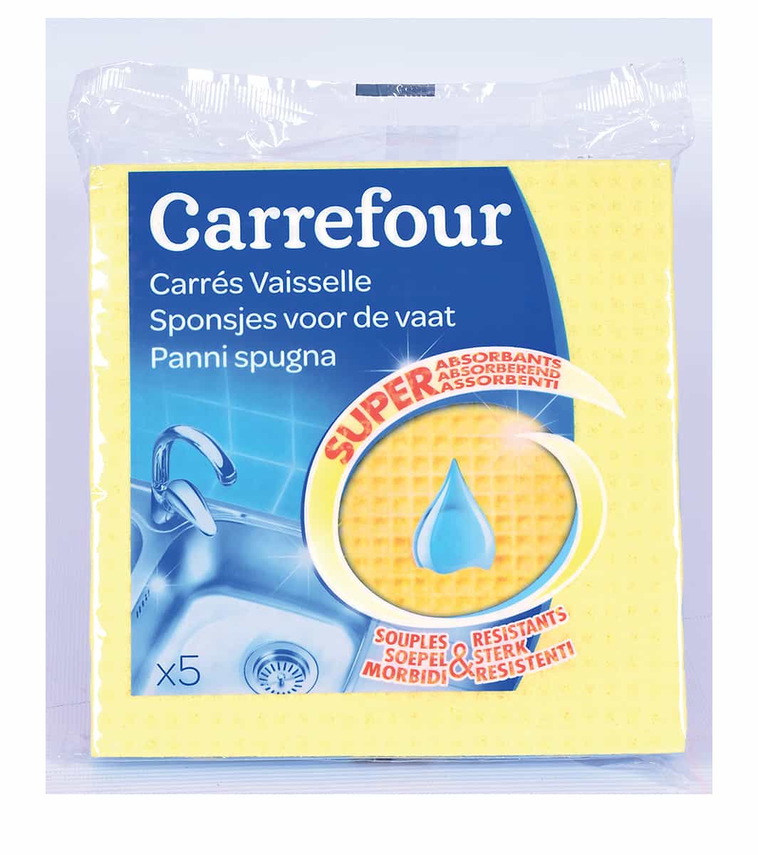 Eponges carrés vaisselle 5 unités - Carrefour Maroc