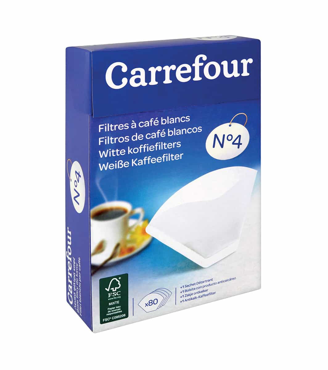 Filtres à café 80 unités - Carrefour Maroc